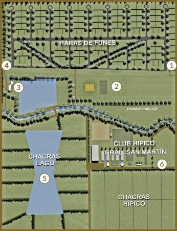 Venta  Terreno 1012  M2 Haras De Funes Club De Campo