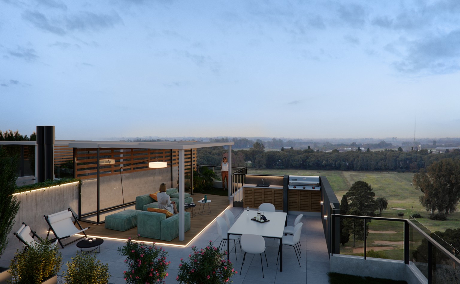 UTIMA UNIDAD!!! FRENTE AL JOCEY CLUB Venta Departamento Dos Dormitorios piso 3  