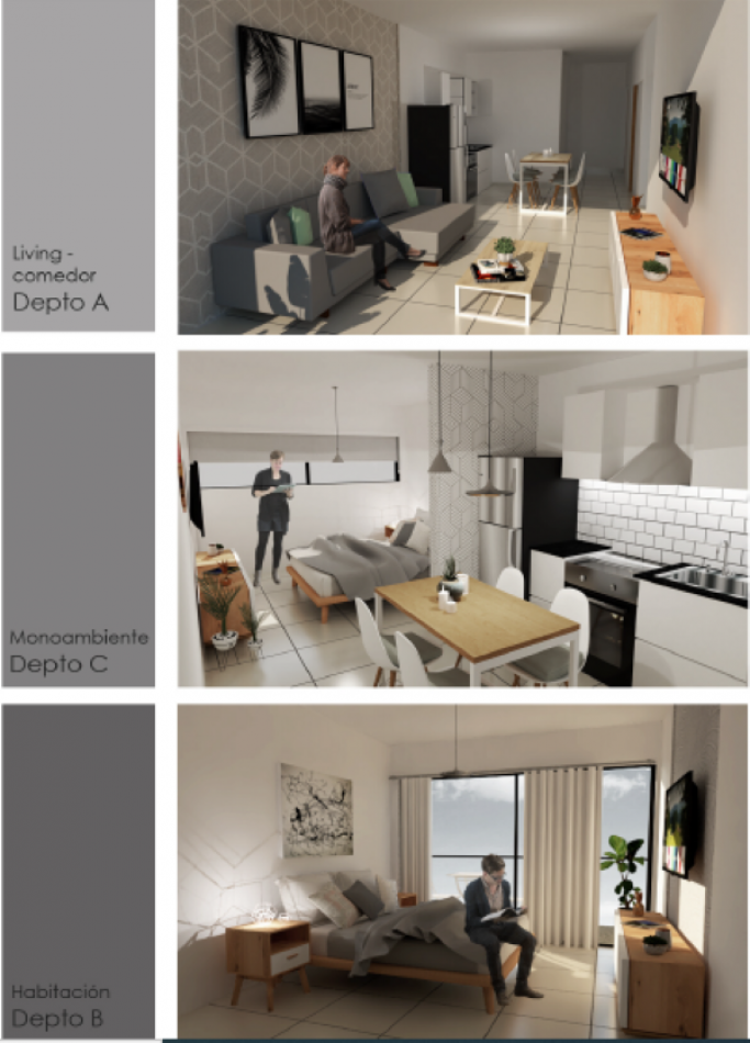 Venta Departamento Monoambiente Valparaiso y Cordoba Entrega Noviembre 2024