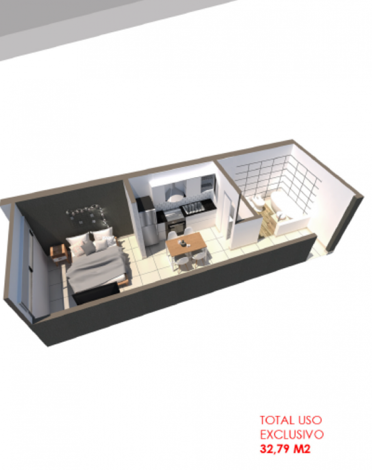 Venta Departamento Monoambiente Valparaiso y Cordoba Entrega Noviembre 2024