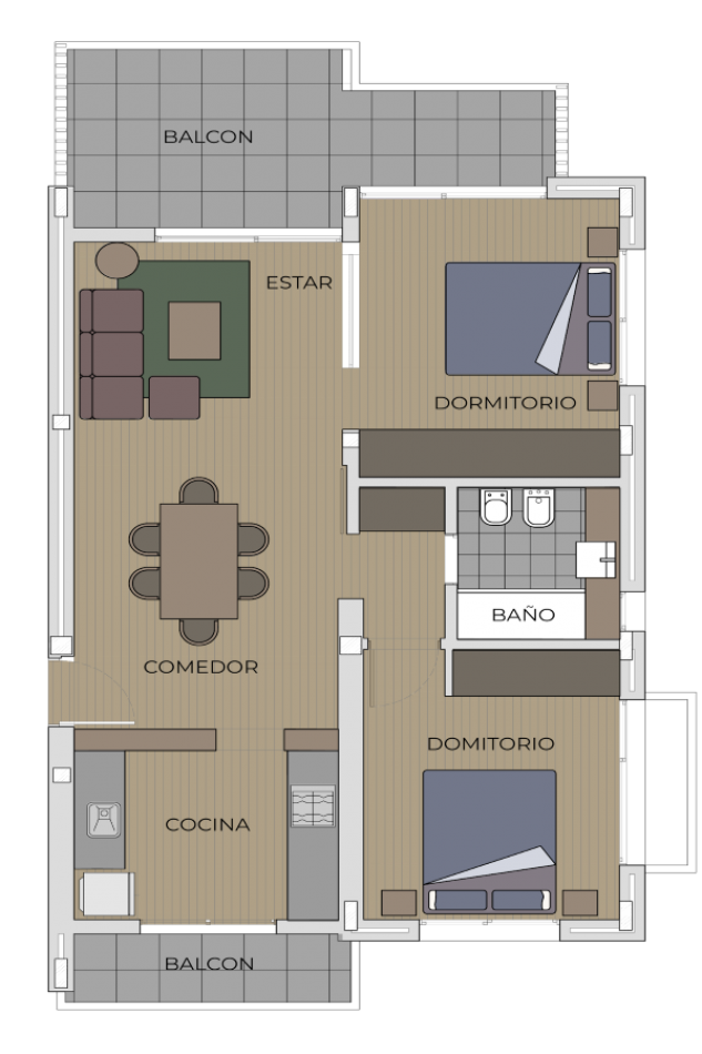 Venta Departamento Un Dormitorio c/ Cochera Funes Zona Centro SARMIENTO 1800