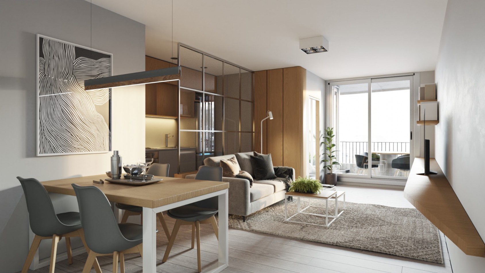 VENTA DEPARTAMENTO TRES DORMITORIOS CF CON BALCON MONTEVIDEO 900 POZO!!