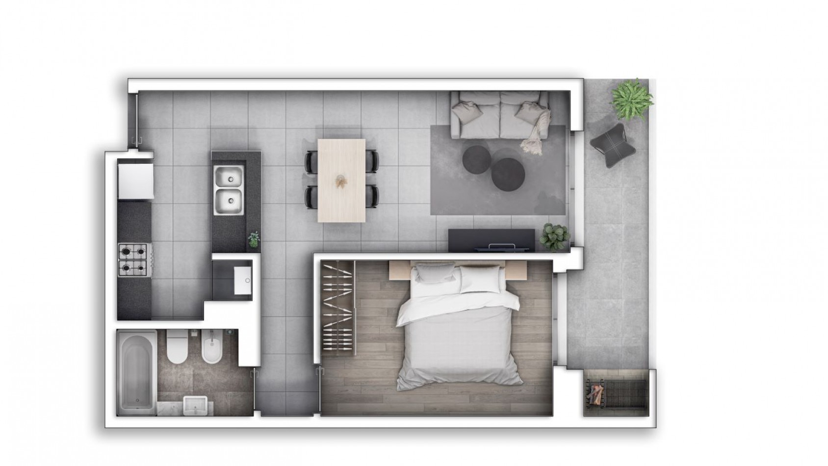 VENTA DEPARTAMENTO DOS DORMITORIOS PISO 3 U38 EN FISHERTON JUAN JOSE PASO Y COLOMBRES