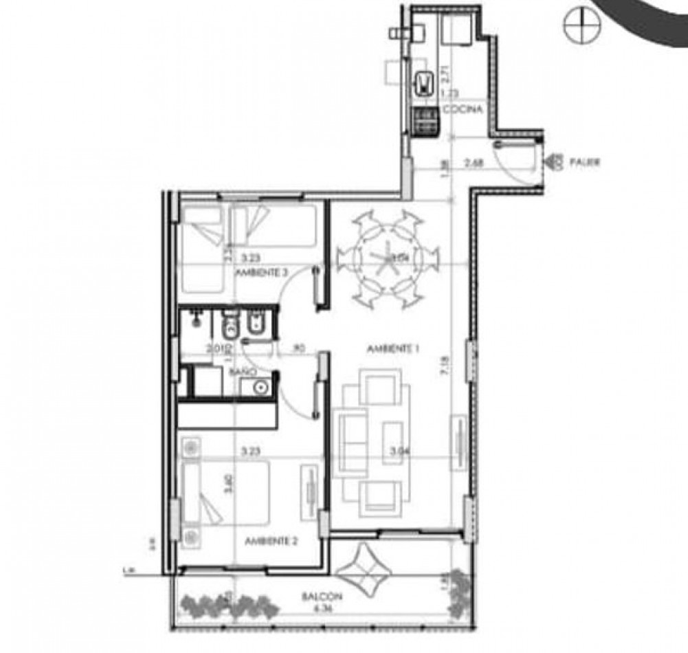 Venta Departamento Dos Dormitorios Frente Ituzaingo y Buenos Aires Amenities