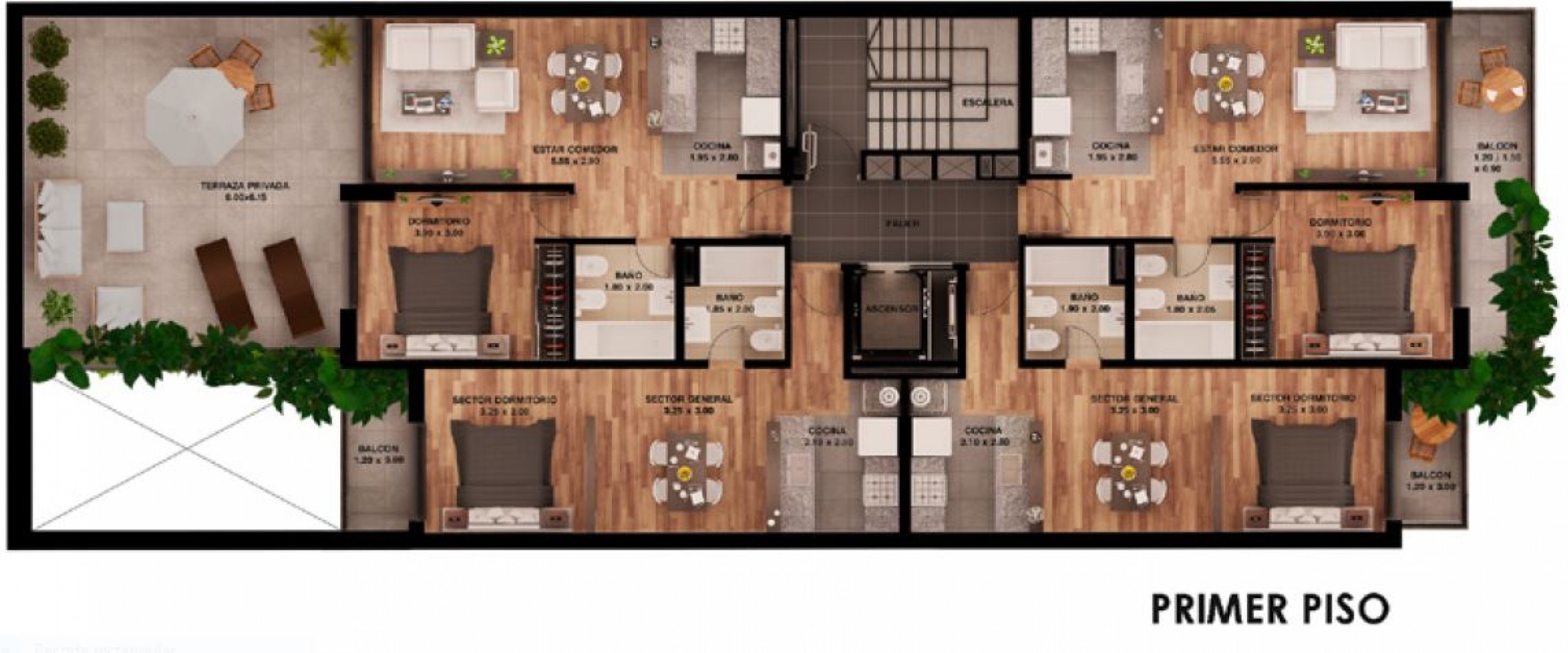 VENTA DEPARTAMENTO UN DORMITORIO CON PATIO COCHABAMBA Y SARMIENTO ABASTO ENTREGA AGOSTO 2024