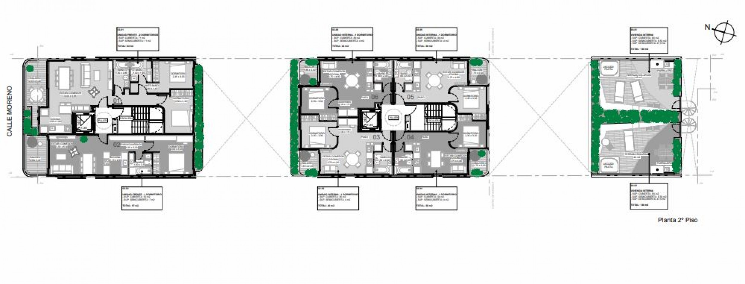 VENTA DEPARTAMENTO DOS DORMITORIOS/PATIO MORENO Y SAN JUAN CANJE POR CEREAL ENTREGA 2028