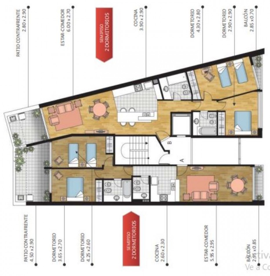 VENTA DEPARTAMENTO DOS DORMITORIOS PARAGUAY Y PELLEGRINI