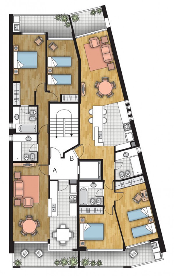 VENTA DEPARTAMENTO DOS DORMITORIOS PARAGUAY Y PELLEGRINI