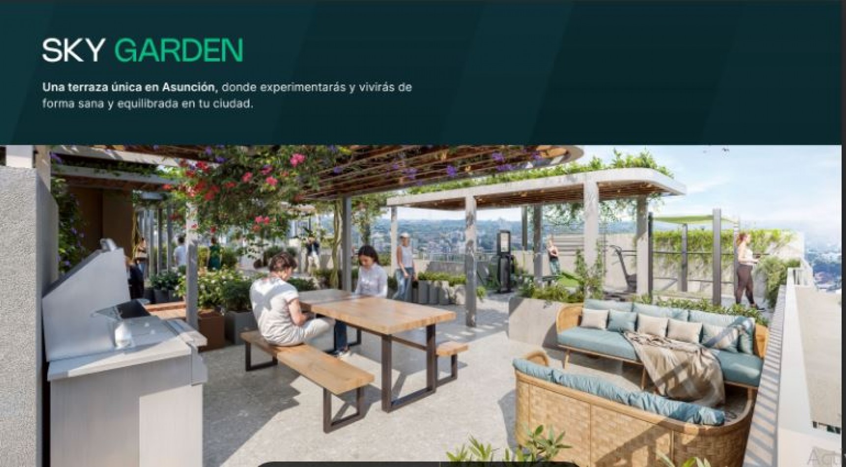 VENTA DEPARTAMENTO DOS DORMITORIOS EN ASUNCION DEL PARAGUAY, RENTA PERMANENTE MENSUAL DE  826 DOLARES