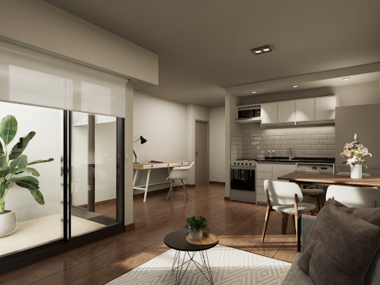 VENTA DEPARTAMENTO UN DORMITORIO SAN JUAN Y JUAN MANUEL  DE ROSAS NOVIEMBRE 2026 ANTICIPO Y CUOTAS FIJAS EN DOLARES