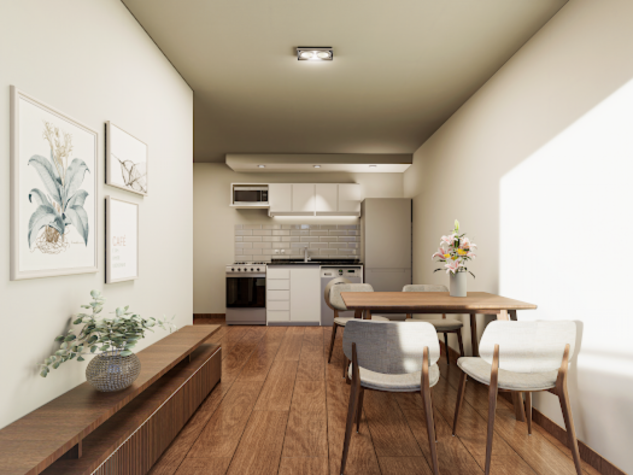 VENTA DEPARTAMENTO UN DORMITORIO SAN JUAN Y JUAN MANUEL  DE ROSAS NOVIEMBRE 2026 ANTICIPO Y CUOTAS FIJAS EN DOLARES