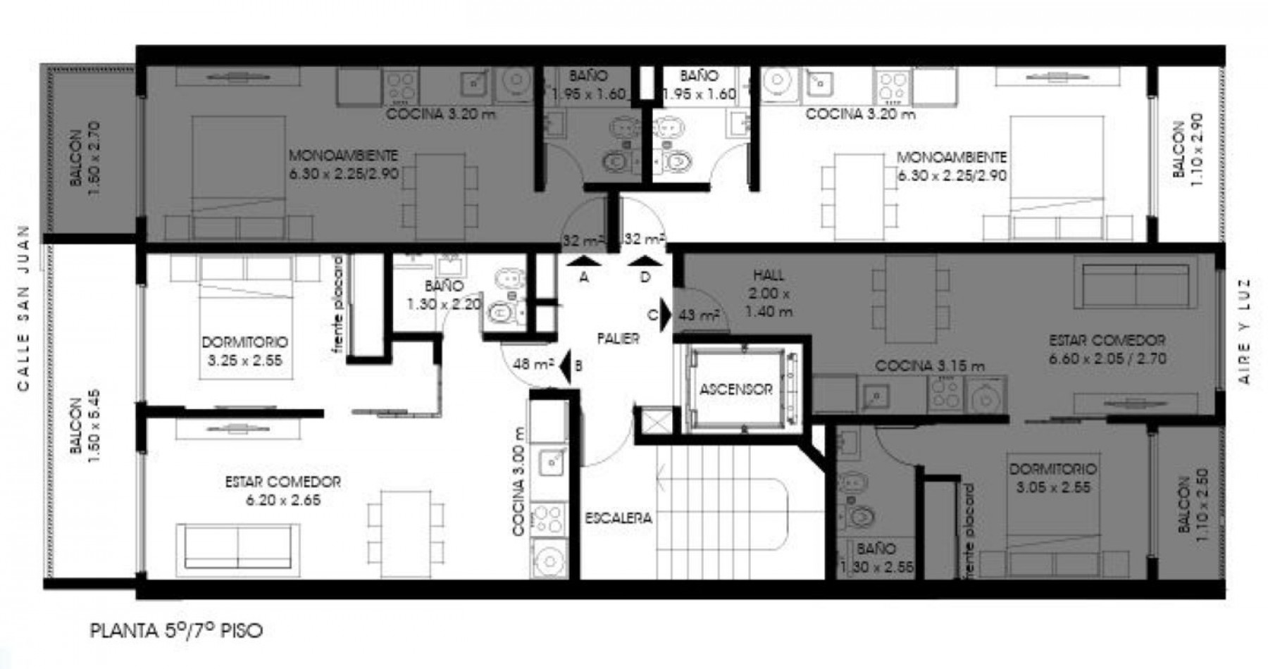OPORTUNIDAD EN POZO! VENTA MONOAMBIENTE SAN JUAN Y PARAGUAY ANTICIPO Y 24 CUOTAS