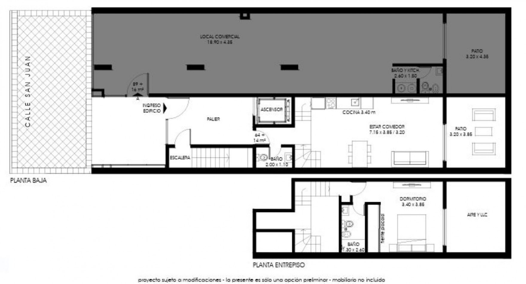 INVERSION/ POZO/ FINANCIACION/ VENTA DEPARTAMENTO UN DORMITORIO SAN JUAN Y PARAGUAY ANTICIPO Y 24 CUOTAS