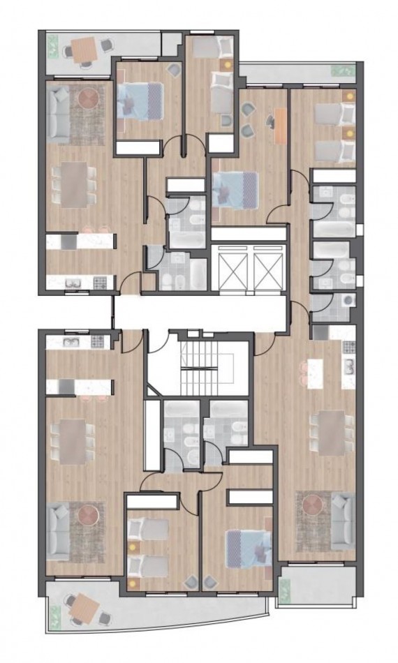 PICHINCHA! VENTA DEPARTAMENTO DOS DORMITORIOS CORDOBA Y SUIPACHA ESTRENAR CONTRAFRENTE