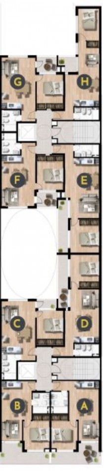 ZONA CENTRO VENTA MONOAMBIENTE PB CON PATIO MITRE Y SAN JUAN ENTREGA MAYO 2027