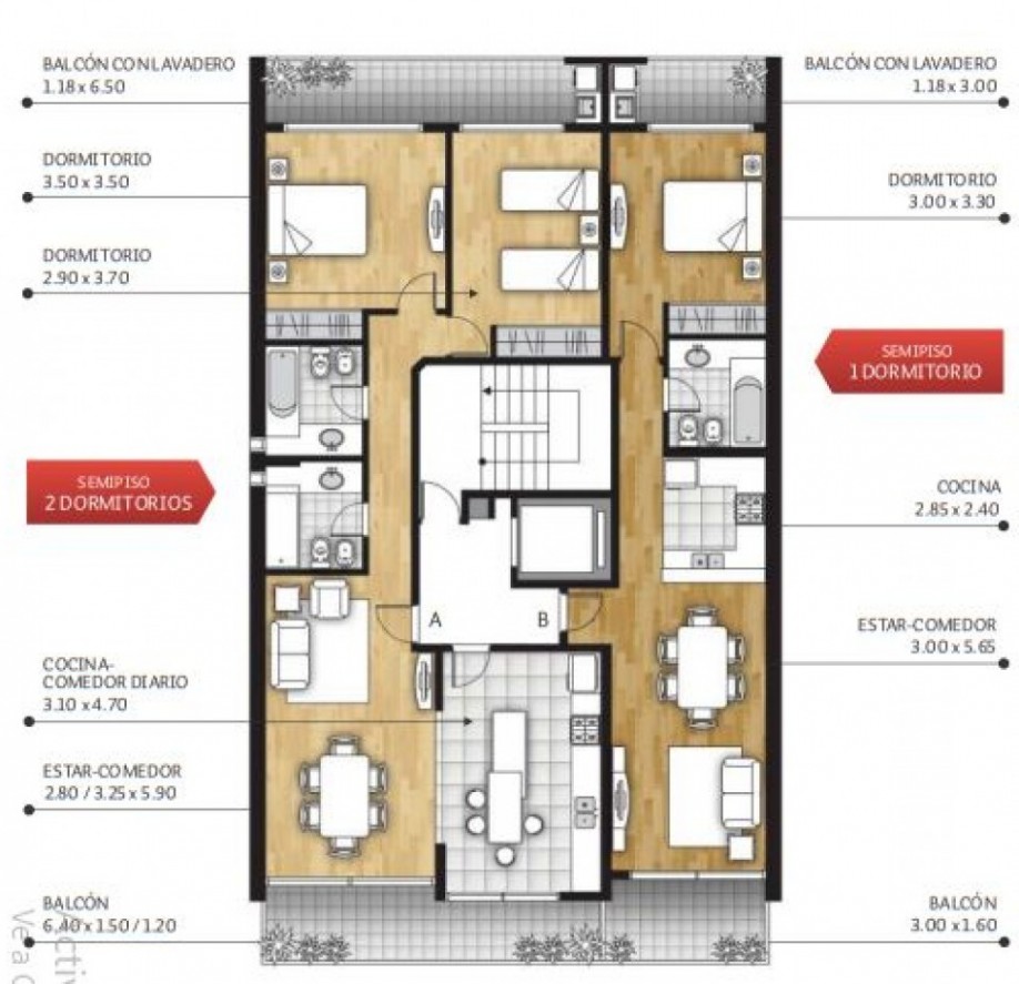 VENTA DEPARTAMENTO DOS DORMITORIOS   CAJARAVILLE PLENO MARTIN!